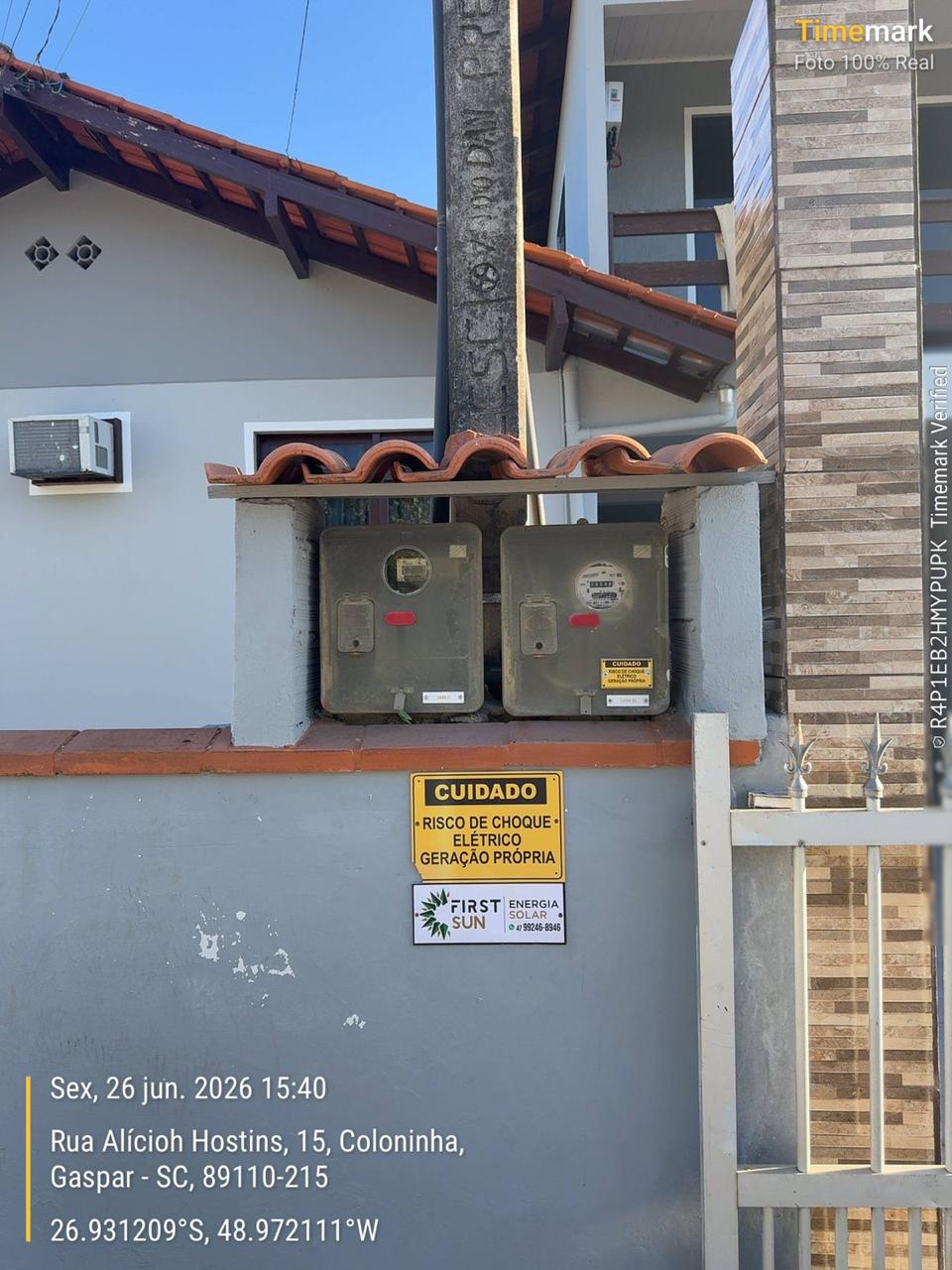 Instalação de energia solar da First Sun — Obra nº 08 • instalação concluída