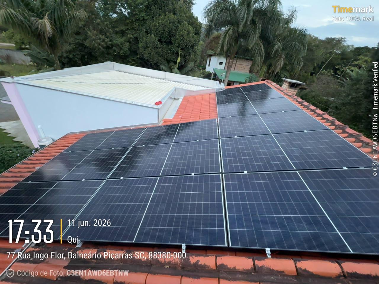 Instalação de energia solar da First Sun — Obra nº 04 • instalação concluída