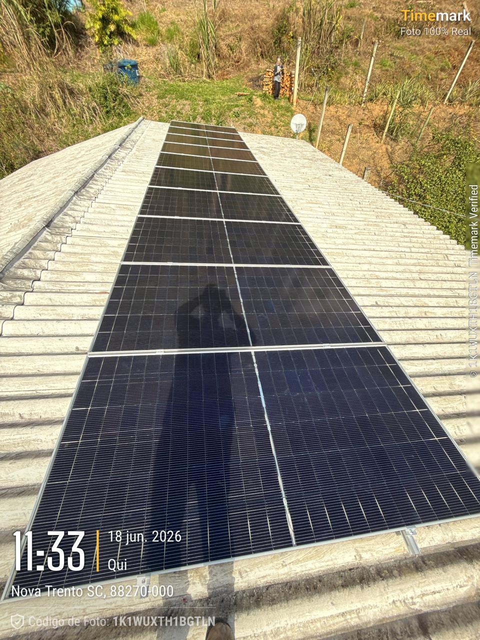 Instalação de energia solar da First Sun — Obra nº 06 • instalação concluída